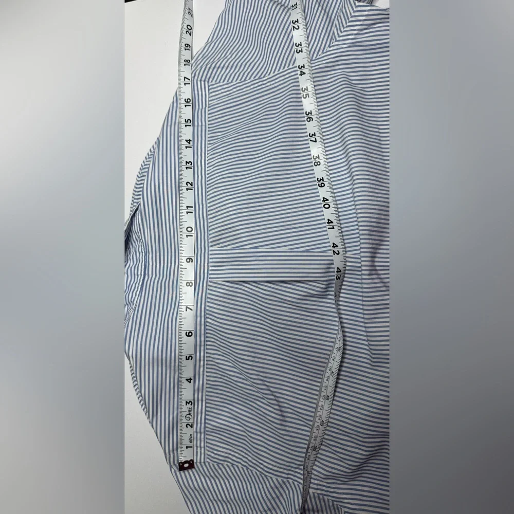 Polo Ralph Lauren Blue Striped Button Up Shirt. Small Great Condition Preppy